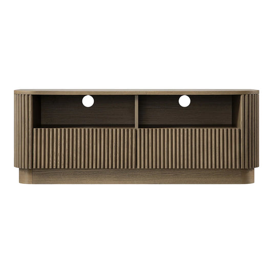 Linea Casa 120cm TV Unit with Drawers, Silver Oak