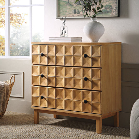 Everyday Chest of 3 Drawers, Natural